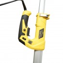 Slefuitor pereti si tavane cu aspirator si sac 880W, 220V, 5 trepte viteza 1000-2100 r/min, brat telescopic 125-180cm, cap iluminat 72 LED-uri, 6 discuri 225mm Crownman