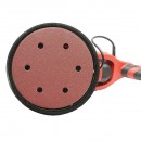 Slefuitor pereti si tavane tip girafa pliabil cu aspirator 710W, 220V, viteza 800-1800 r/min, 2 capete rotund/triunghiular, iluminare LED, 12 discuri incluse