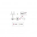 Smart lock wi-fi keypad card reader isnatch