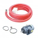 Snec flexibil cereale 380V, 4000W portabil cu furtun 15m, diametru 120mm, turatie 1440 r/min
