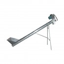 Snec transportor cereale orizontal 3m, 220V, 3kW, diametru 160mm, capacitate 10-15 T/h, cuva de alimentare si suport THOR