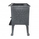 Soba pe lemne cu plita si cuptor din fonta 830x520x800mm