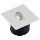 SPOT LED STEPLIGHT 3W 3000K ALB CALD