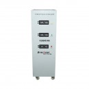 Stabilizator automat de tensiune 100KVA trifazat cu servomotor, bypass, afisaj LCD Breckner Germany