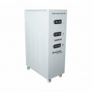 Stabilizator automat de tensiune 100KVA trifazat cu servomotor, bypass, afisaj LCD Breckner Germany