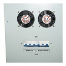 Stabilizator automat de tensiune 100KVA trifazat cu servomotor, bypass, afisaj LCD Breckner Germany