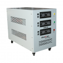 Stabilizator automat de tensiune 30KVA trifazat cu servomotor, bypass, afisaj LCD Breckner Germany