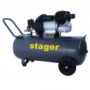 Stager HM3100V compresor aer, 100L, 8bar, 356L/min, monofazat, angrenare directa - 6960270410074