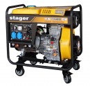Stager YDE8500EW Generator sudare diesel monofazat, 2kVA curent sudare 200A, pornire la cheie