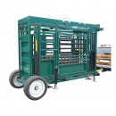 Stand de contentie tractabil, dispozitiv de imobilizare bovine cu cantar