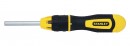 Stanley 0-68-010 Surubelnita magnetica cu clichet + 10 biti