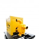 Statie de pompare ape murdare diesel 39CP, 6 toli autoamorsanta, debit 200 m3/h pe remorca agricola tractabila KONIG TRAKTOREN
