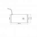 Stator cu platou perii pentru electromotor Fiat si Aro