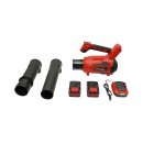 Suflanta aer de gradina cu 2 acumulatori 21V, 4Ah Li-ion, Brushless, debit aer 4.5 m3/min, 5 trepte turatie 0-23000, Turbo Breckner Germany