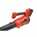 Suflanta aer de gradina cu 2 acumulatori 21V, 4Ah Li-ion, Brushless, debit aer 4.5 m3/min, 5 trepte turatie 0-23000, Turbo Breckner Germany
