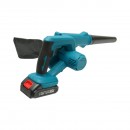Suflanta aer si aspirator de gradina cu 2 acumulatori 21V, 2Ah Li-ion, debit aer 2.8 m3/min, turatie 24000rpm Breckner Germany