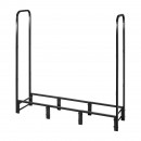 Suport de lemne cu husa impermeabila, pentru seminee, Vivatechnix 1220 × 320 × 1180 mm, Otel, Negru