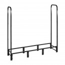 Suport de lemne cu husa impermeabila, pentru seminee, Vivatechnix 1220 × 320 × 1180 mm, Otel, Negru