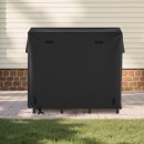 Suport de lemne cu husa impermeabila, pentru seminee, Vivatechnix 1220 × 320 × 1180 mm, Otel, Negru