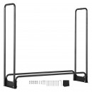 Suport de lemne pentru seminee/sobe, Vivatechnix 1321 x 360 x 1170 mm, Otel, Negru, Husa impermeabila