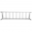 Suport pentru 9 biciclete, demontabil, Otel galvanizat, 283.5 x 67.3 x 74.3 cm