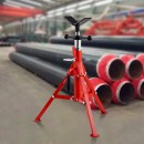 Suport pentru tevi cu cap in V, capacitate 1/8-12, Portabil, Inaltime reglabila 610-1067 mm, capacitate 1134 kg