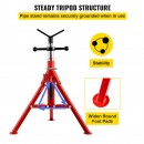 Suport pentru tevi cu cap in V, capacitate 1/8-12, Portabil, Inaltime reglabila 610-1067 mm, capacitate 1134 kg