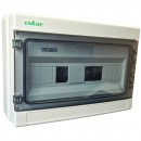 Tablou electric aplicat 1 rand, 18 module, IP65, 280x410x130mm Ebasee