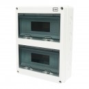 Tablou electric aplicat 2 randuri, 24 module, IP65, 420x295x130mm