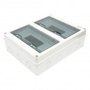 Tablou electric aplicat 2 randuri, 24 module, IP65, 420x295x130mm
