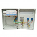 Tablou grup prize organizare santier 2x230V/16A, 3x400V/32A, 12 module 460x270x160mm IP44/67 SUNTREE