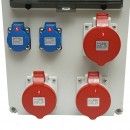 Tablou grup prize organizare santier 2x230V/16A, 3x400V/32A, 12 module 460x270x160mm IP44/67 SUNTREE