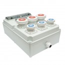 Tablou grup prize organizare santier 3x415V/32A, 3x250V/16A, 10 module, 540x360x180mm IP67 SUNTREE