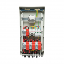 Tablou sigurante de protectie echipat 380V pentru sisteme fotovoltaice 10-20KW DC/AC cu 4 siruri/stringuri