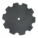 Taler disc crestat 610x6 patrat de 37