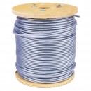 Tambur cablu otel zincat Micul Fermier, plastifiat, diametru 2-3.5mm, lungime 100m