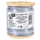 Tambur cablu otel zincat Micul Fermier, plastifiat, diametru 2-3.5mm, lungime 100m