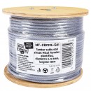 Tambur cablu otel zincat Micul Fermier, plastifiat, diametru 4-5.5mm, lungime 100m