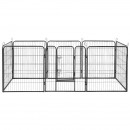 Tarc modular pentru caini 8 panouri 80x100 cm rebel ani