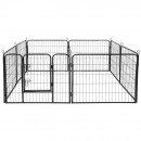 Tarc modular pentru caini 8 panouri 80x60 cm rebel anim