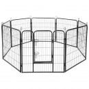 Tarc modular pentru caini 8 panouri 80x80 cm rebel anim