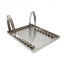 Tava inox pentru descapacit 600x700x30mm