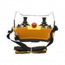 Telecomanda industriala wireless 24V-500V AC/DC cu joystick dublu si butoane IP65 Breckner Germany