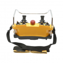 Telecomanda industriala wireless 380V AC cu joystick dublu si butoane IP65 Breckner Germany