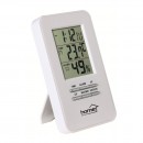 Termometru fără fir pentru interior cu ceas si umiditate Home HC 13