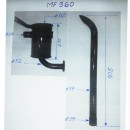 Toba esapament pentru Massey Ferguson 350
