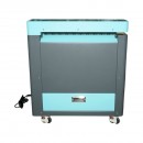 Tocator carton industrial 550mm, 1500W, 220V, viteza reglabila 0-18m/min, grosime maxima 10mm Breckner Germany