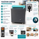 Tocator carton industrial 550mm, 1500W, 220V, viteza reglabila 0-18m/min, grosime maxima 10mm Breckner Germany