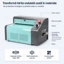 Tocator carton profesional 550mm, 400W, 220V, viteza 5m/min, grosime maxima 10mm Breckner Germany