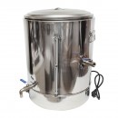 Topitor de ceara cu apa din inox cu pereti dubli 220V